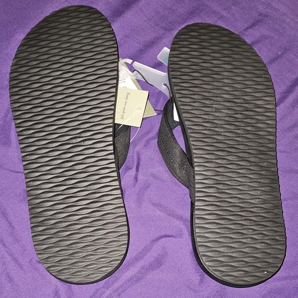 Goodfellow & Co Mens Black Ian Flip Flop Thong Sandals Easy On & Off Swim Sz 13 - Picture 8 of 11